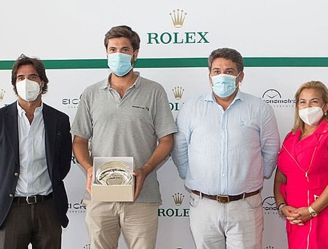 Winners of the 8th stage of the Rolex El Cronómetro Trophy
