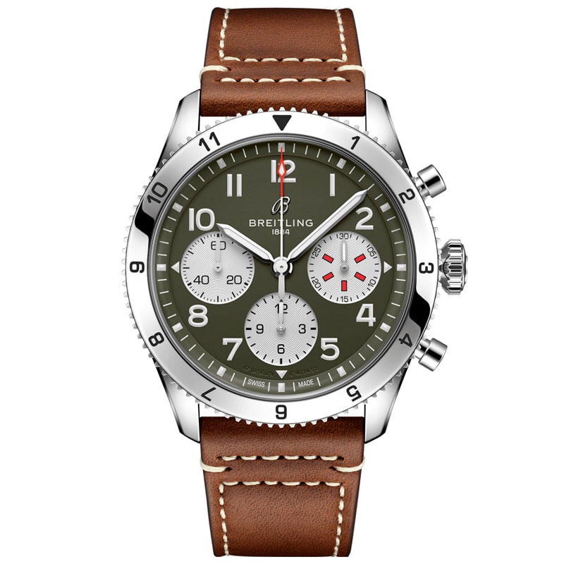 Breitling Classic Avi Chronograph 42 Curtiss Warhawk A233802A1L1X1