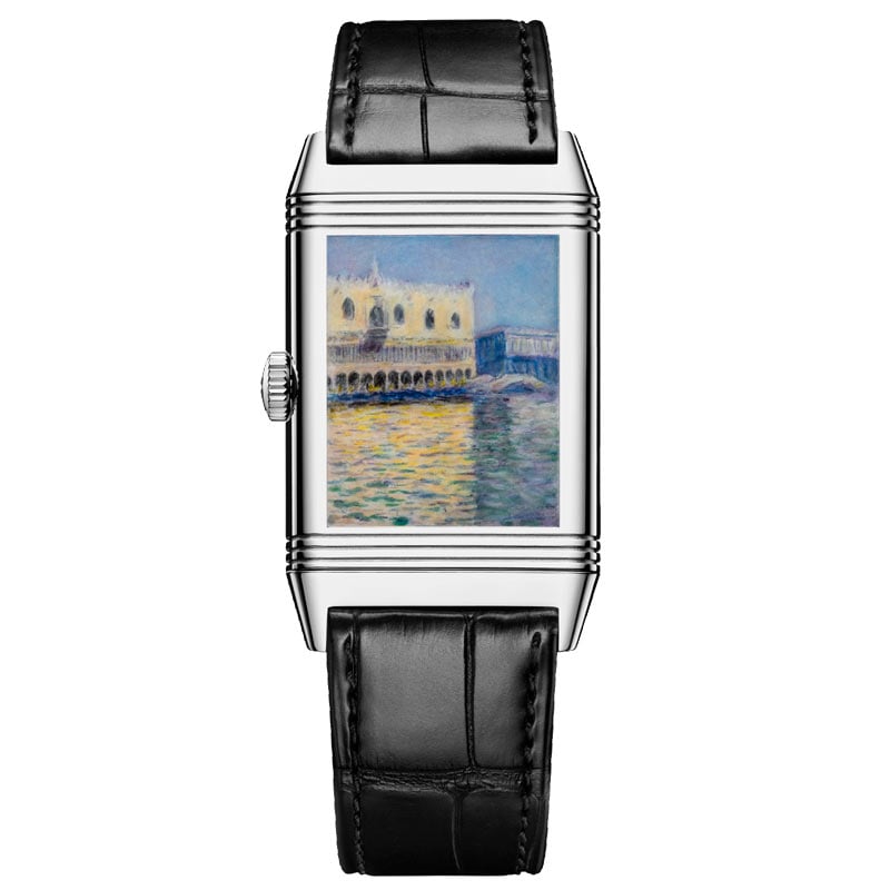 Fondo jaeger-lecoultre reverso tribute enamel monet el palacio ducal q39334m6