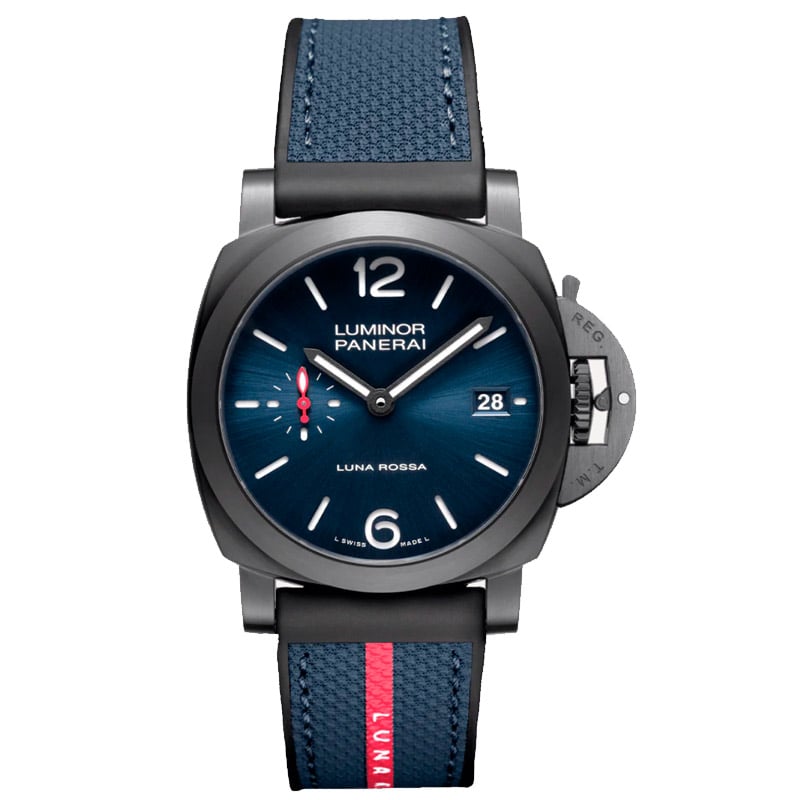 Panerai Luminor Quaranta Steel DLC Luna Rossa PAM01408