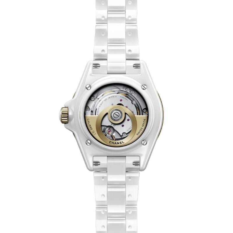 Fondo Chanel J12 Bisel Con Diamantes Calibre 12.1 38mm H9836