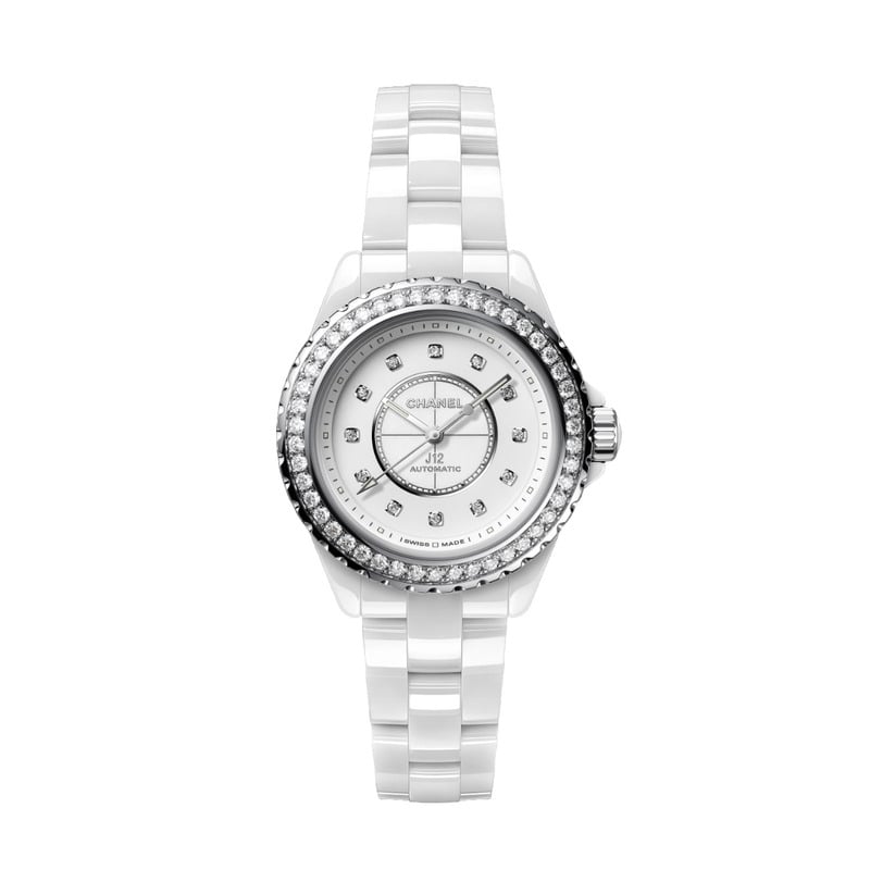 Chanel J12 Bisel Con Diamantes Calibre 12.2 33mm H10473