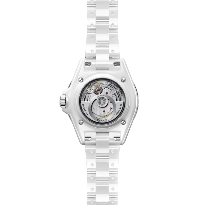 Fondo Chanel J12 Bisel Con Diamantes Calibre 12.2 33mm H10473