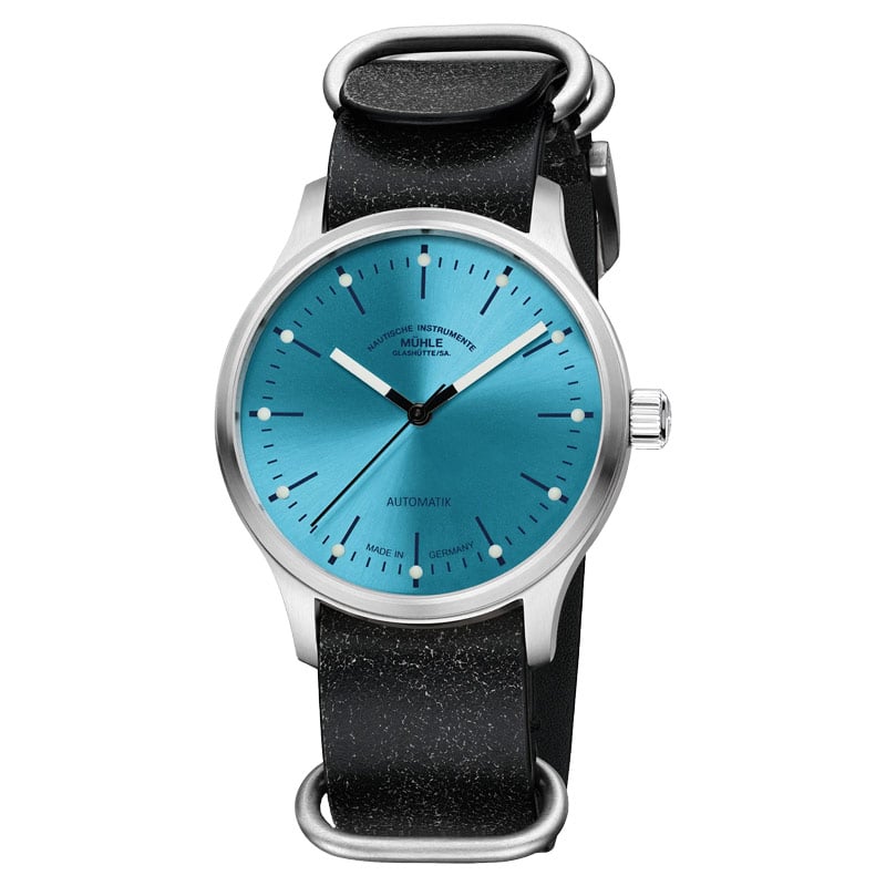 Reloj mühle glashütte panova turquoise blue m1-40-79-nb-l-iii