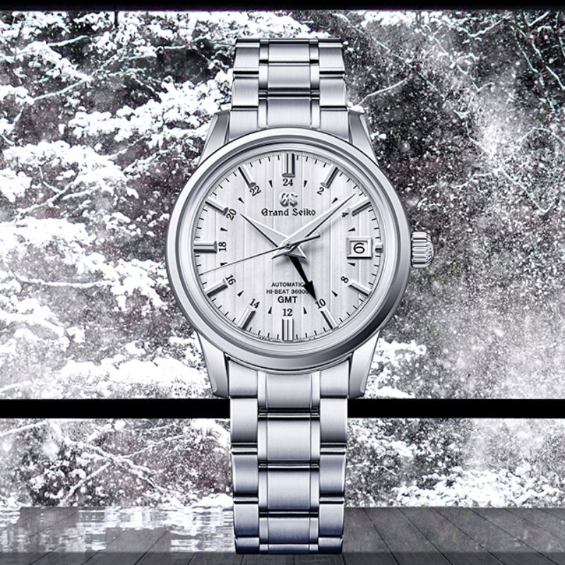 Grand Seiko Elegance Hi-Beat 36000 GMT SBGJ271G Bezel