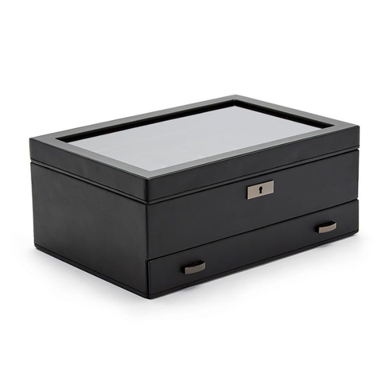 Caja Relojes WOLF Axis Caja De Relojes De 10 Piezas Con Cajón 488203
