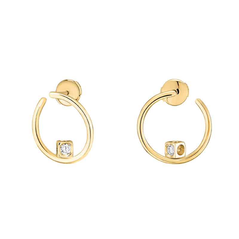 Le Cube Diamant hoops
