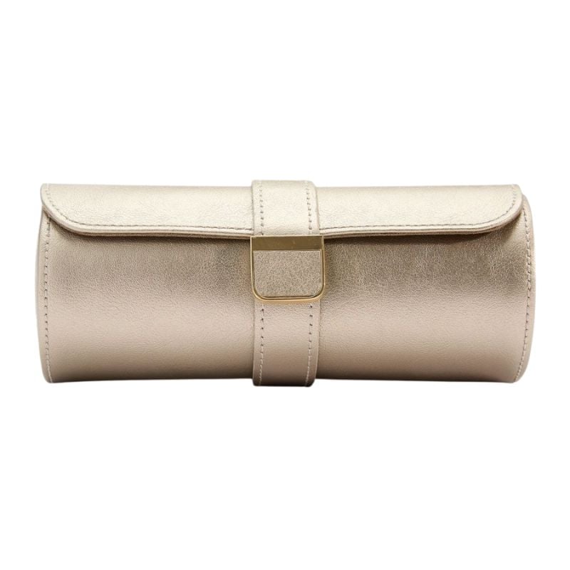 WOLF Palermo Rollo de Reloj Doble con Bolsa para Joyas 213978