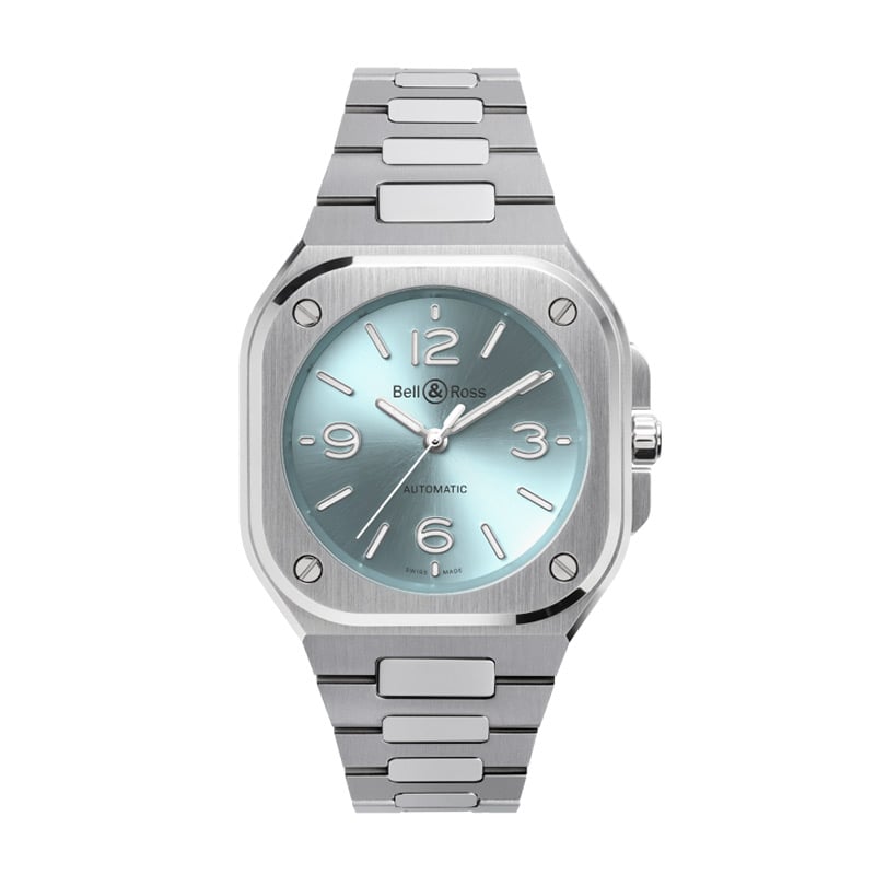 Bell & Ross Ice Blue Steel 36 mm BR05A-S-BU-ST/SST