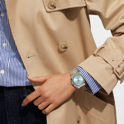 Bell & Ross Ice Blue Steel 36 mm BR05A-S-BU-ST/SST