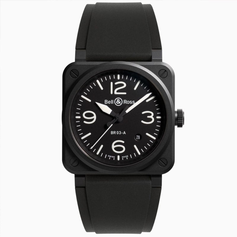 Bell & Ross BR 03 Black Matte BR03A-BL-CE/SRB