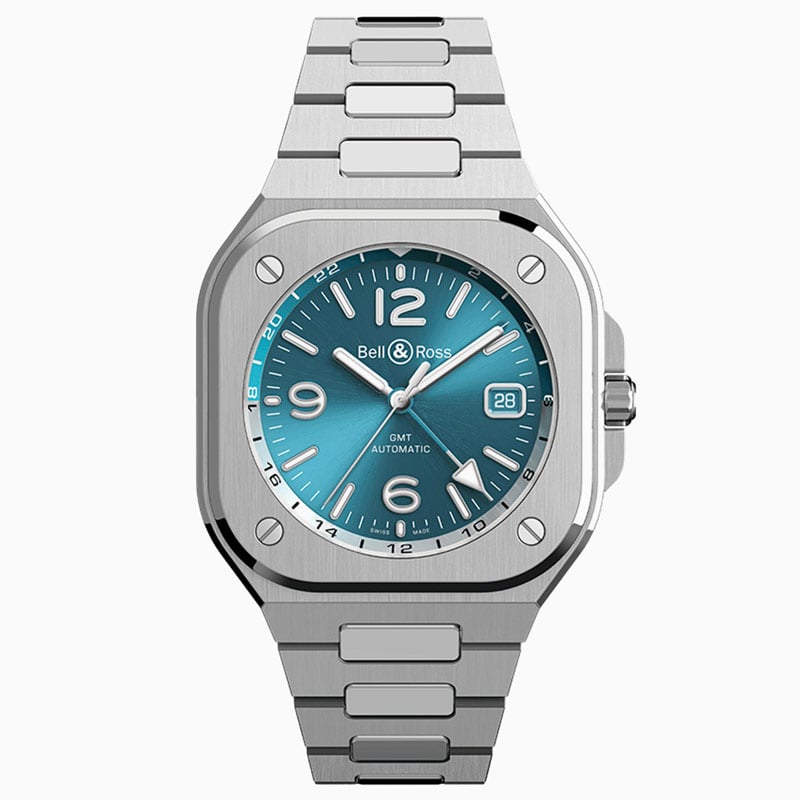 Bell & Ross BR 05 GMT Sky Blue BR05G-PB-ST/SST