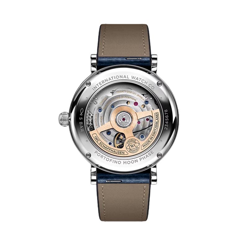 IWC Portofino Automatic Moon Phase 37 IW459601 Back